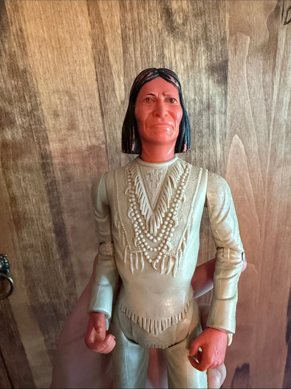Vtg 1967 Louis Marx Johnny West Geronimo Indian Action Figure - Picture 2 of 5